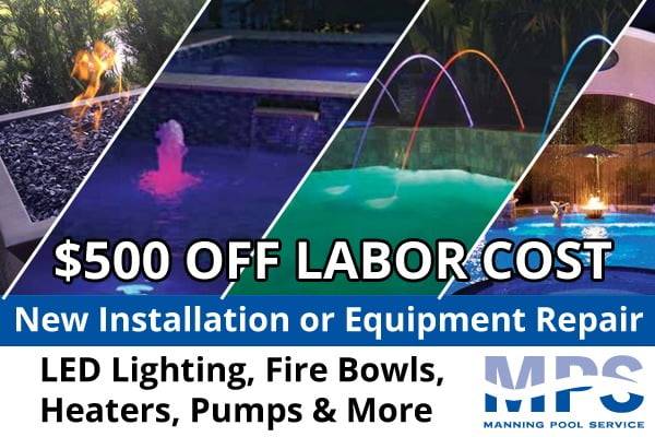 LED Lights & Fire Bowl Holiday Promotion