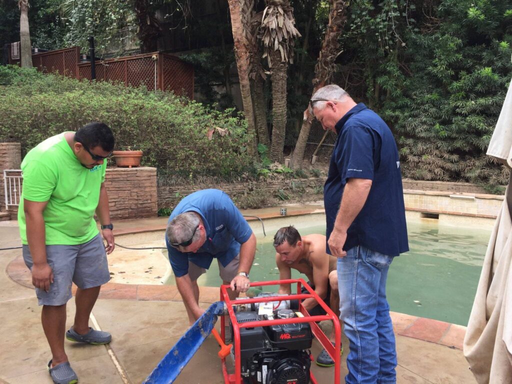 A StepbyStep Look at Pool Cleaning After Harvey