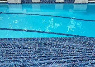 pool plaster tile deck coping
